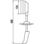 TAKSÖKARE 12V GENOMGÅENDE HELLA