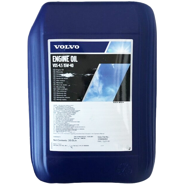 MOTOROLJA VOLVO PENTA VDS-4,5 15 W/40 20L