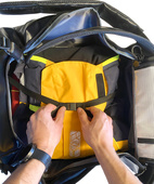 DUFFELBAG ORGANIZER VATTENTÄT E-BRIDGE SVART 50L