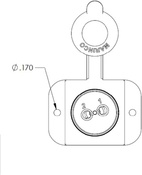 DÄCKSKONTAKT MARINCO 2-POL 40A