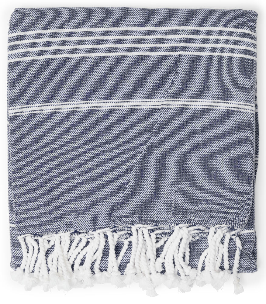 BADLAKAN HAMAM SKÄRBO MARINBLÅ 90X150