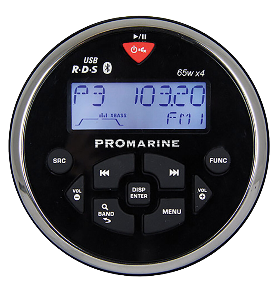MARINSTEREO 1111 SVART PROMARINE