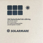 SOLARMARE BATTERIKABEL MED SÄKRING 2M 15A
