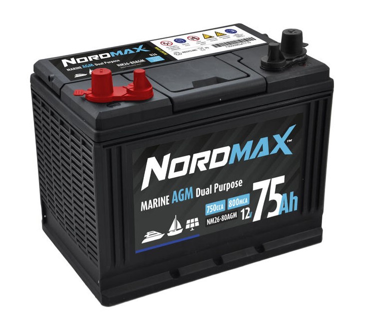 NORDMAX AGM 75AH