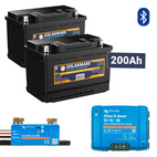 LITIUMPAKET + 200AH SOLARMARE