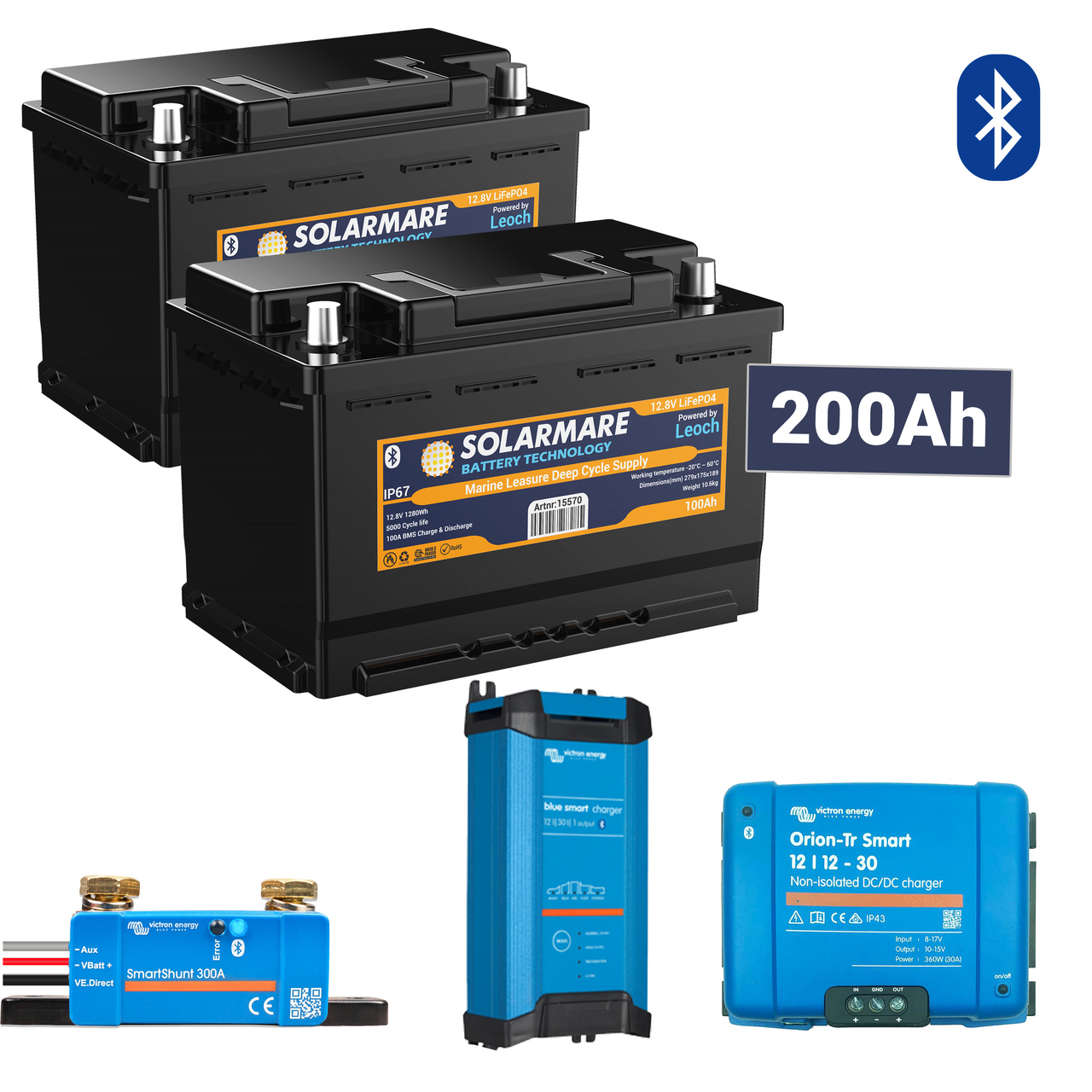 LITIUMPAKET ++ 200AH SOLARMARE