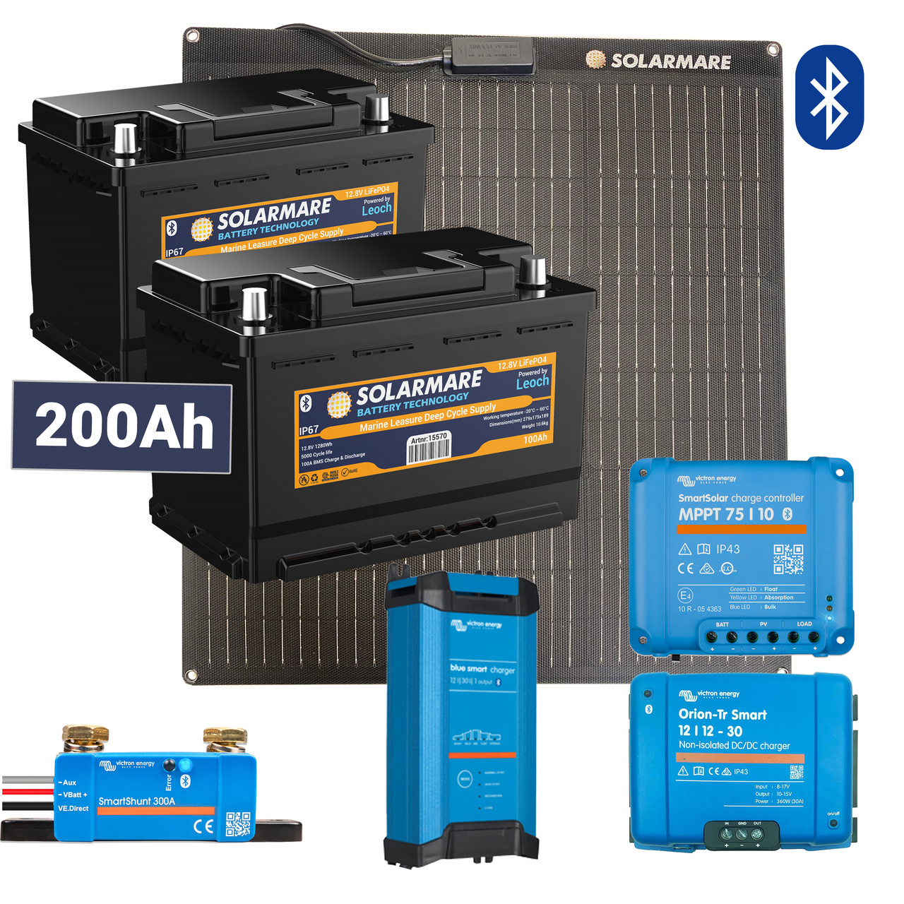 LITIUMPAKET +++ 200AH SOLARMARE