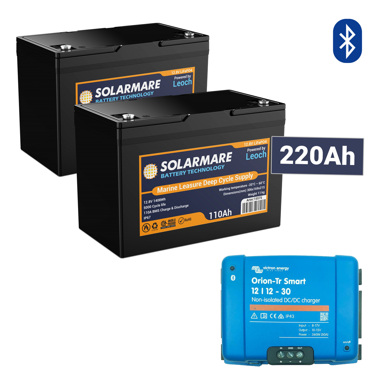 LITIUMPAKETPAKET 220AH SOLARMARE
