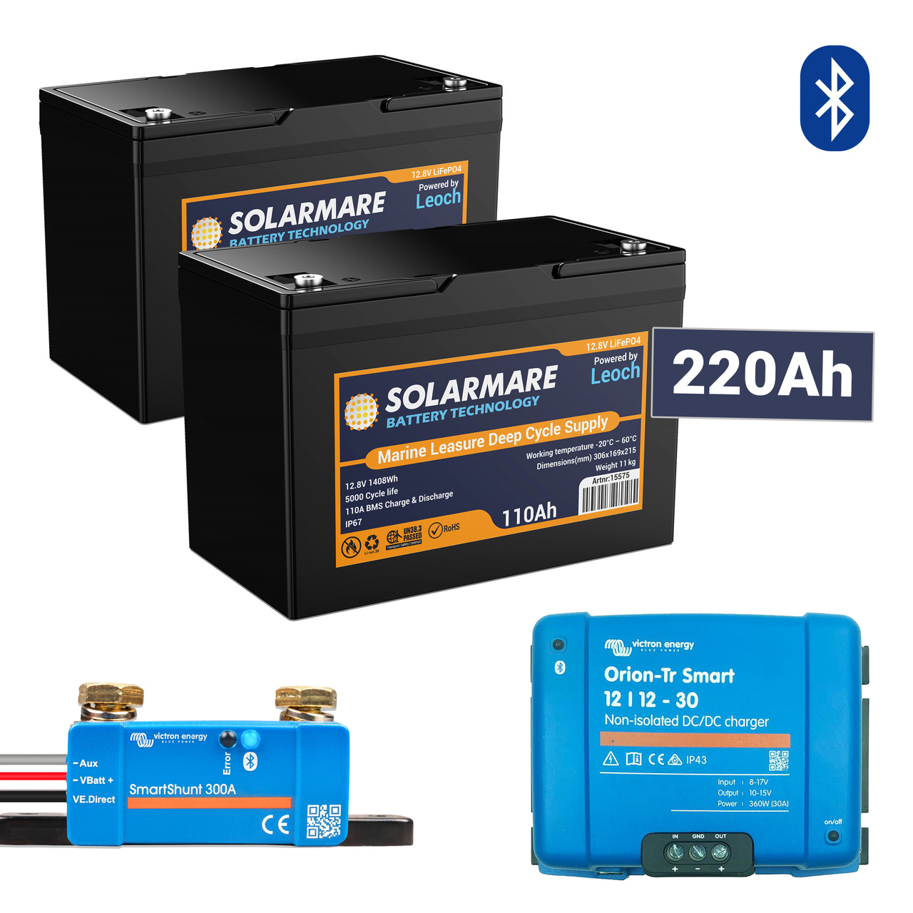 LITIUMPAKET+ 220AH SOLARMARE