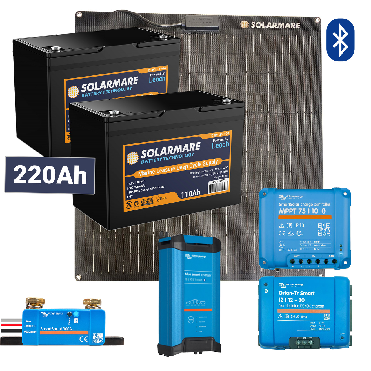 LITIUMPAKET +++ 220AH SOLARMARE
