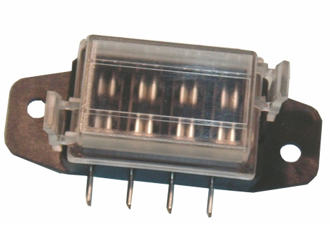 SÄKRINGSDOSA FLATSTIFT 4-POL