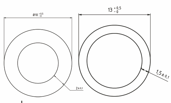 INSTICKSLIST SVART 16M/13MM
