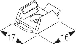 TAKFÄSTE FÖR 06460 4-pack