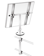 NOA-VRIDBAR SOLPANELHÅLLARE