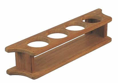 GLASHÅLLARE 4 GLAS TEAK