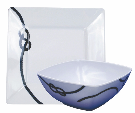 PACIFIC ASSIETT FYRKANT