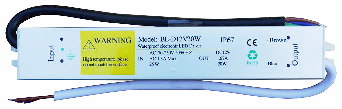 TRANSFORMATOR LED 20W 1,67A