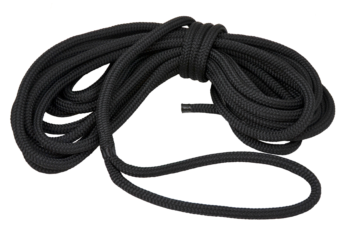 FÖRTÖJNINGSLINA VINGA SVART 12MM/12M