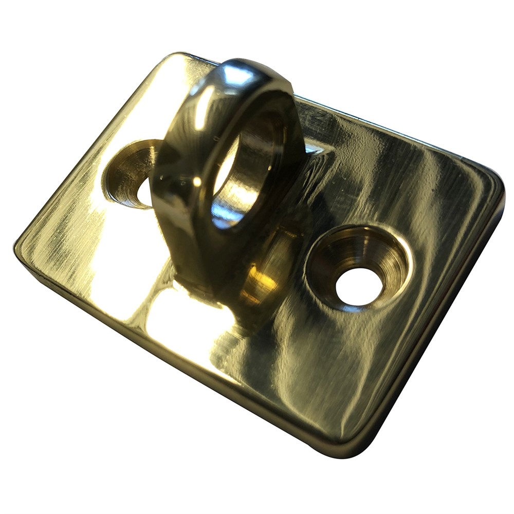 VÄGGFÄSTE  TILL PISTOLHAKE MÄSSING