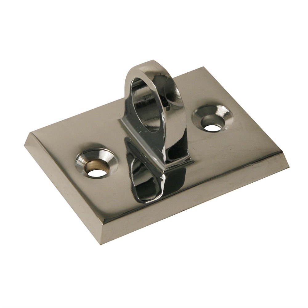 VÄGGFÄSTE  TILL PISTOLHAKE BLANK KROM