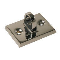 VÄGGFÄSTE  TILL PISTOLHAKE BLANK KROM