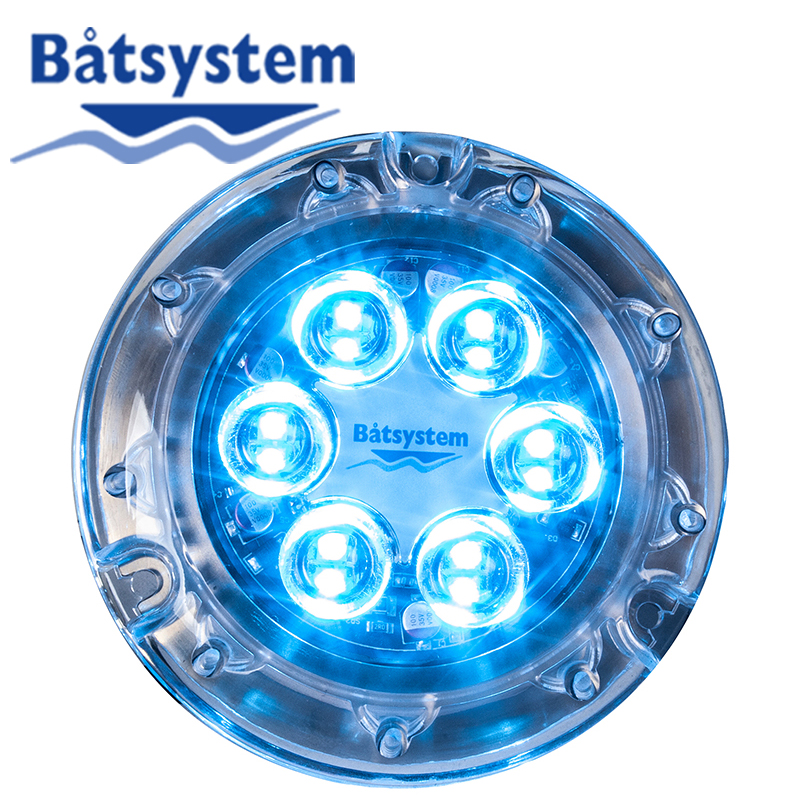 UNDERVATTEN BELYSNING BÅTSYSTEM AQUA LIGHT BLÅ 16W IP68