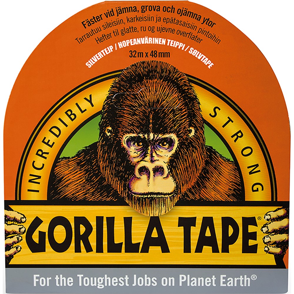 GORILLA TEJP 32X48MM SILVER
