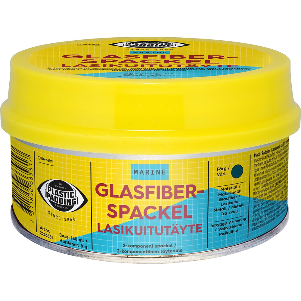 PLASTIC PADDING GLASFIBERSPACKEL 180 ML