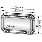 PORTLIGHT VETUS 277X140