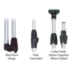 ATTWOOD LANTERNSTÅNG VIKB 137CM