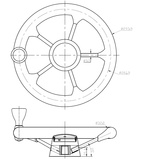 RATT RF MED KNOPP GRÅ