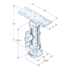 UNIVERSALFÄSTE ALUMINIUM