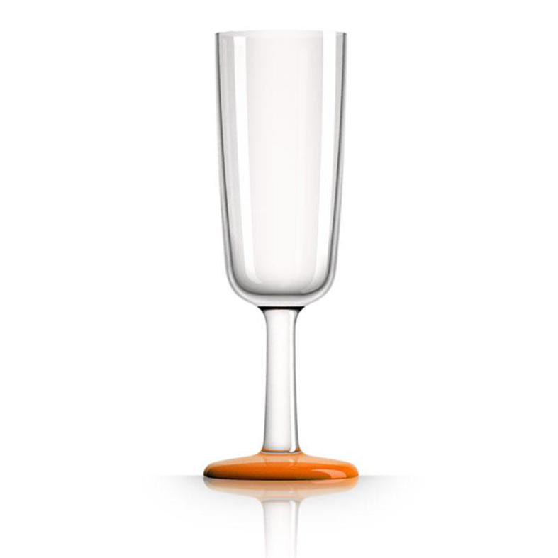 CHAMPAGNEGLAS  ORANGE MARC NEWSON