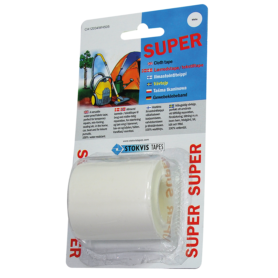VÄVTAPE SUPER 50MM/5M VIT