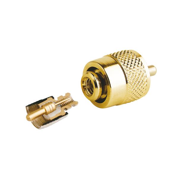 PL 259 CONNECTOR GOLD PLA