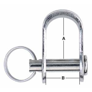 3/16 STAINLESS SHACKLE