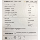 SOLARMARE 60W IP67 ETFE ULTRA FLEX